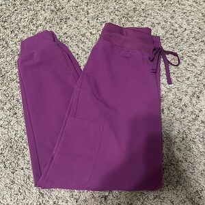 High Waisted Joggers Dark Orchid